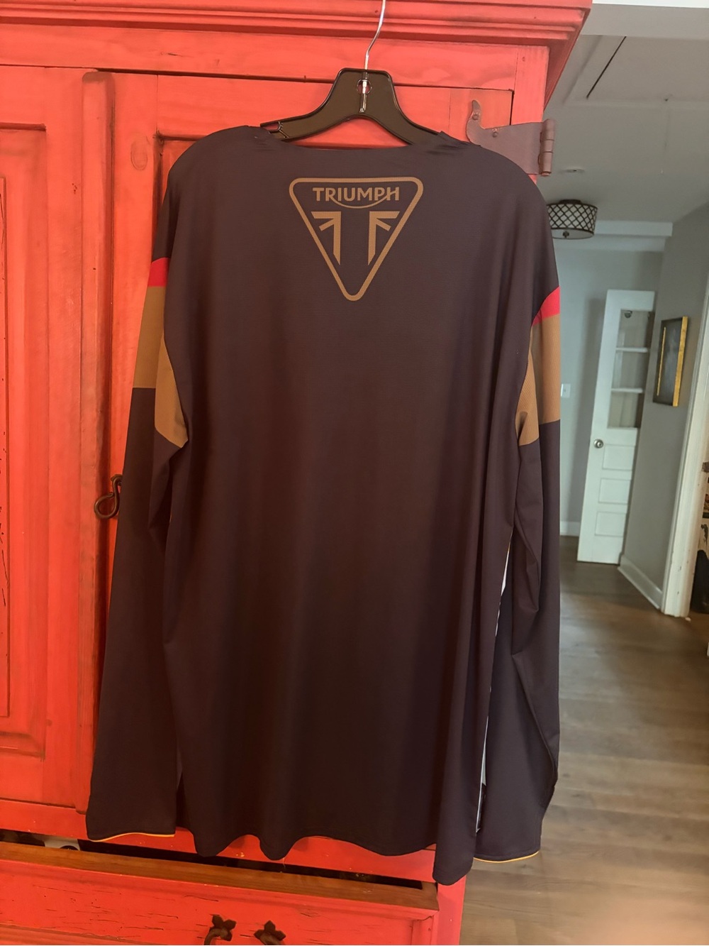 New Triumph Motorcycle INTREPID STRIPE ENDURO JERSEY - Picture 2 of 3
